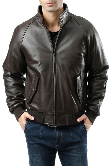 landing leather bomber jacket